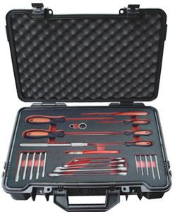 Non Magnetic Titanium Tool Kits 24 Pcs Hypoallergenic