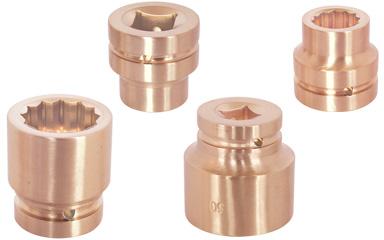 Non-sparking Non-magnetic Impact Socket 12-point