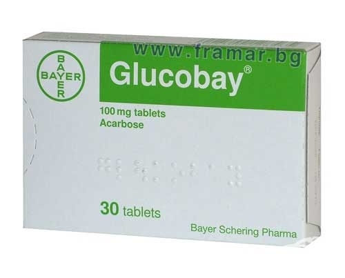 Bayer Glucobay 100 Mg Tablets