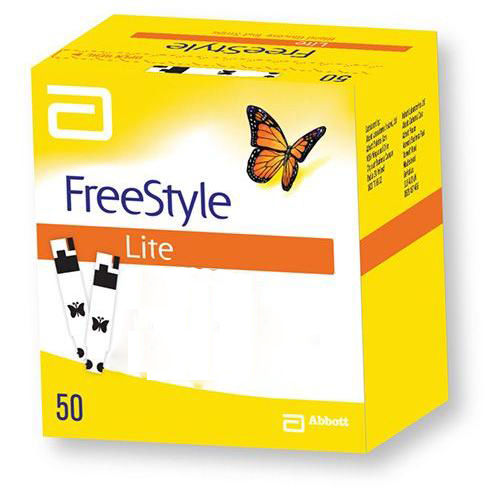 Freestyle Lite 50 Blood Glucose Test Strips