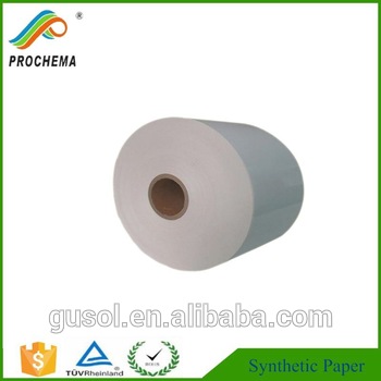Non Tearable GP80 PP Synthetic Paper For Adhesive Label