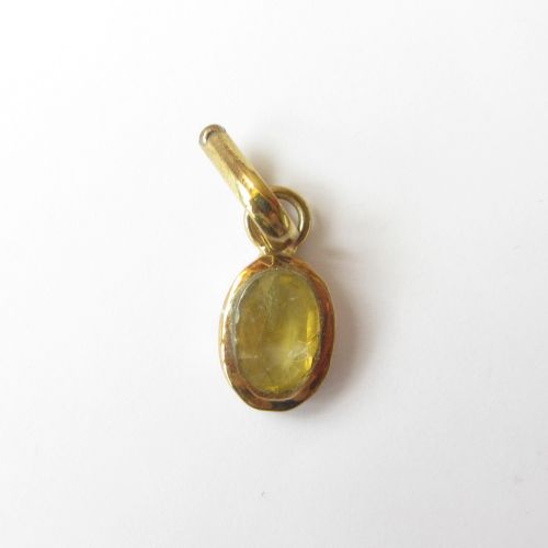 Yellow Sapphire Pendant