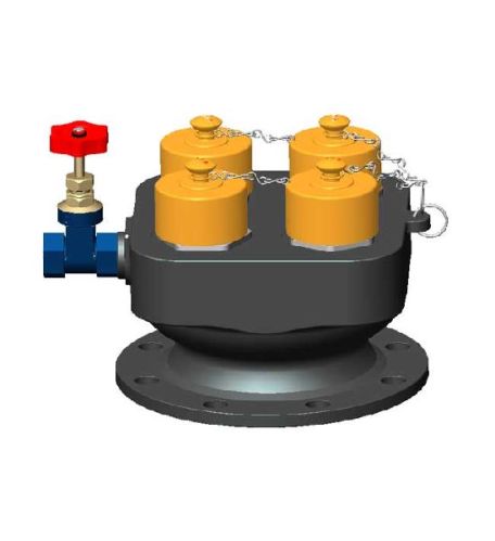 Conventional 4 Way Aluminium Ball Valve