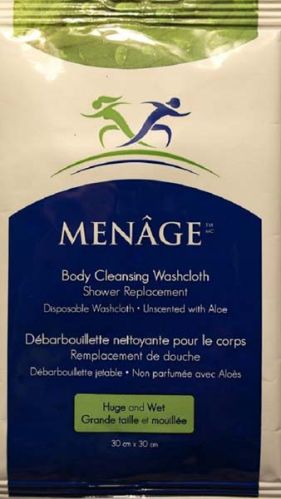 Disposable Wet washcloths/100GSM - 100% Viscose Needlepunch