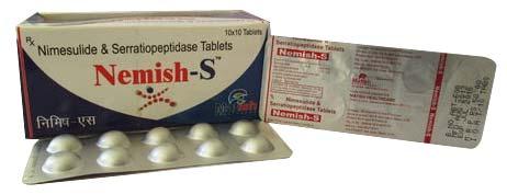 Nimesulide and Serratiopeptidase Tablets