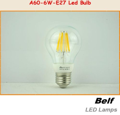 Filament Cob LED Bulb E27, Packaging Type : warm white
