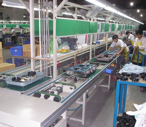 Gas Stove Assembly Line
