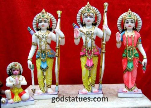 Marble RAM Darbar Statues