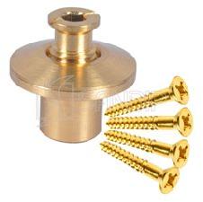 Wooden Deck Brass Anchors