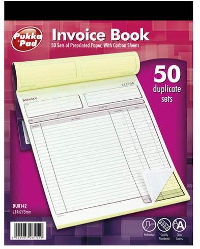 Printed Invoice Book