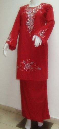 Baju Kurung, Packaging Type : Red