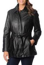 Womens Leather Blazer