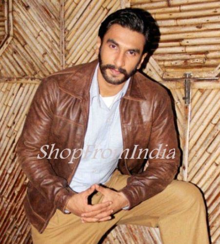 Star Ranbir Singh Brown Lamb Leather Jacket Blazer Coats