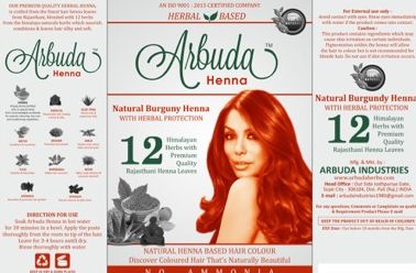 Henna Burgundy Hair Color