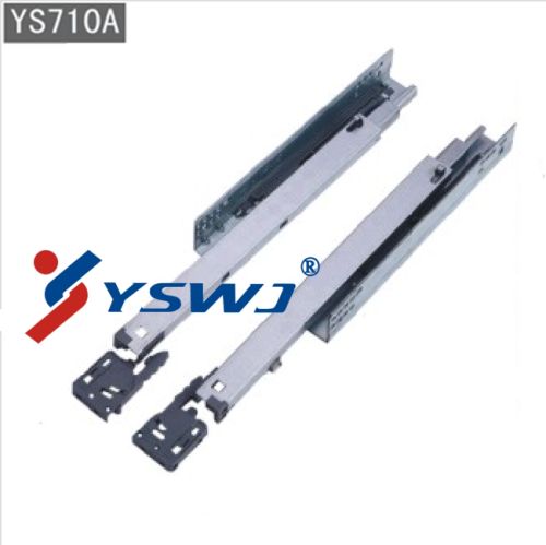 Galvanized plate Full-Extension Steel Drawer Slide(Soft Closing)