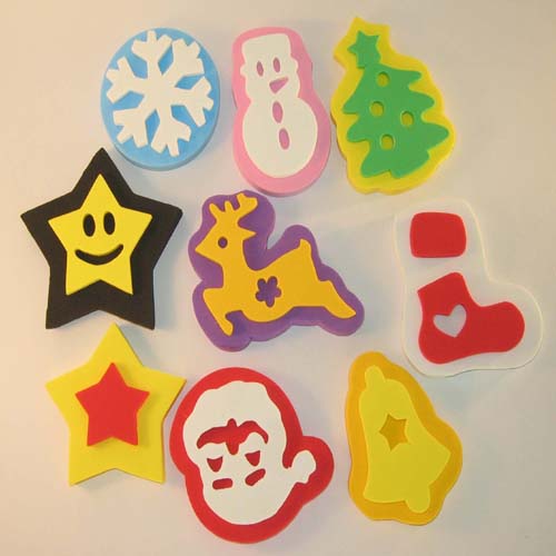 Glitter EVA Foam Stickers