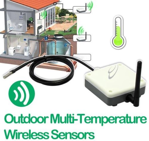 Waterproof Outdoor Wireless Multi Temperature Sensors