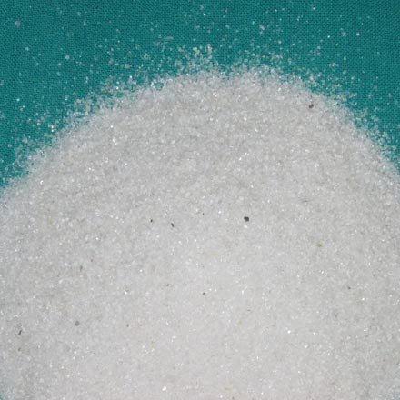 Snow White Quartz Grains