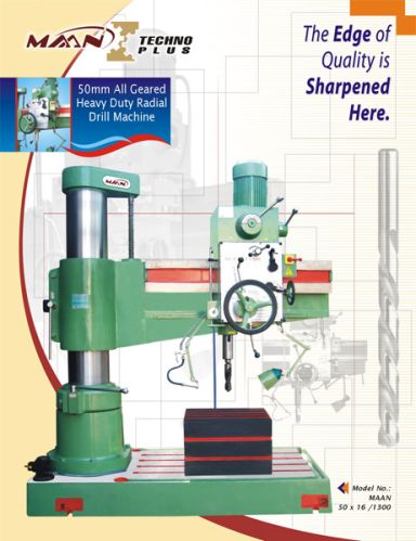 50mm All Geared Radial Drilling Machine With Double Column