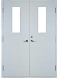 Double Fire Exit Doors