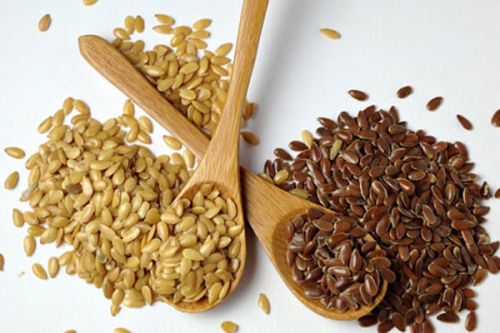 Golden flax seeds