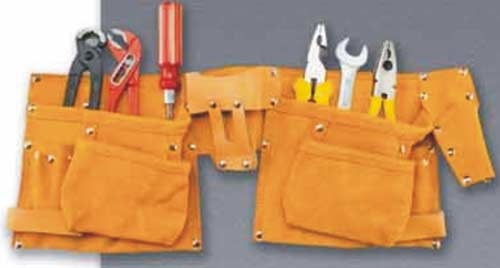 Split Leather Tool Apron - Item Code : MS Tb 02