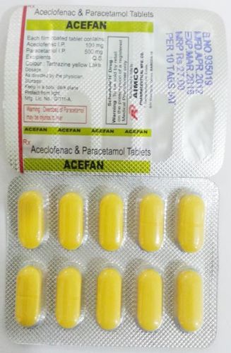 Aceclofenac & Paracetamol Tablets