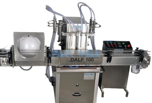 Automatic Four Head Volumetric Liquid Bottle Filling Machine