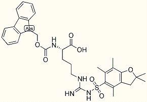 Na-Fmoc-Ng-2,2,4,6,7-pentamethyl-dihydrobenzofuran-5-sulfonyl-L-arginine