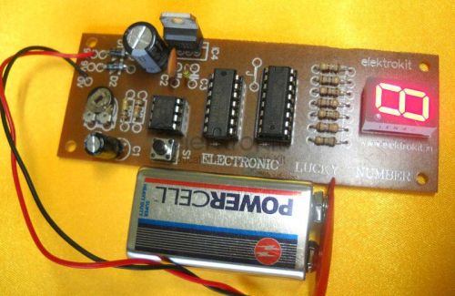 Electronic Lucky Number Circuit, Power : 10-12kw