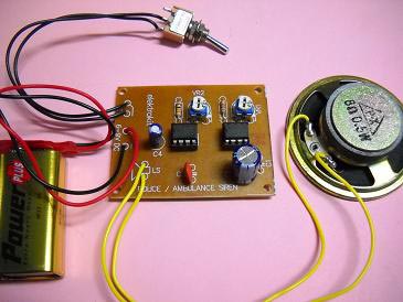 Electric Police Ambulance Siren Circuit, Voltage : 110V