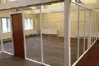 Polished Plain Aluminum Partition Doors