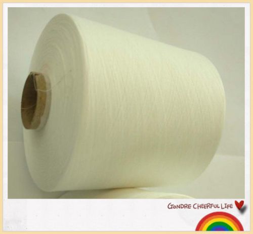 Polyester Spun Yarn, Packaging Type : raw white