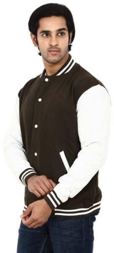 STACKIA COTTON Varsity Jacket, For CASUL, Gender : MENS