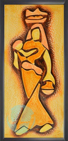 Wall Decorative Figure 2, Color : Multicolor, Technics : Handmade