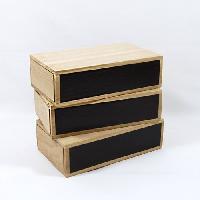 Wax Wooden Match Boxes