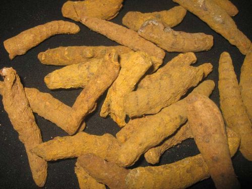 Fringe Spice Natural Turmeric Finger (Without Polish), Color : Yellow