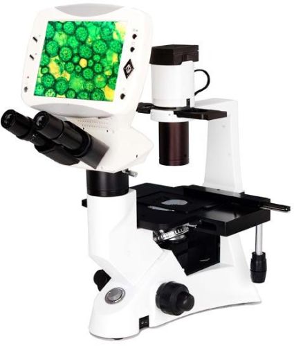 Digital LCD Inverted Biological Microscope