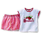 Girls T-Shirt and Shorts Set