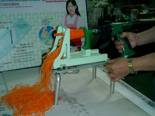 ST-9705 CSD Turning Type Vegetable Shredder With Cordless Screw Driver