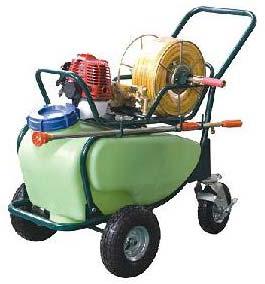 Aluminium Mild Steel Trolley Power Sprayer, For Agricultural Use, Feature : Best Quality, Durable