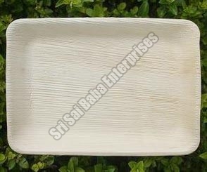 Areca Leaf Food Tray, Size : 26.5cm X 18cm Rectangle