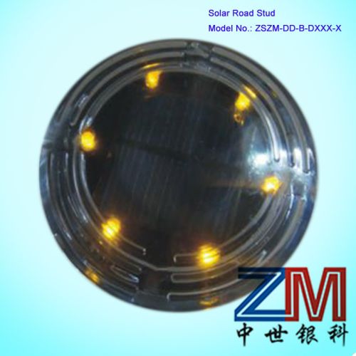 Glass Round Underground Solar Road Stud Light