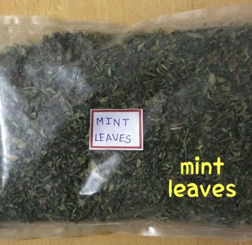 Dehydrated Mint Leaves, Color : Green