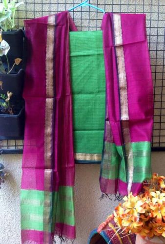 Maheshwari Dress Material With Dupatta (Design No. M0001)