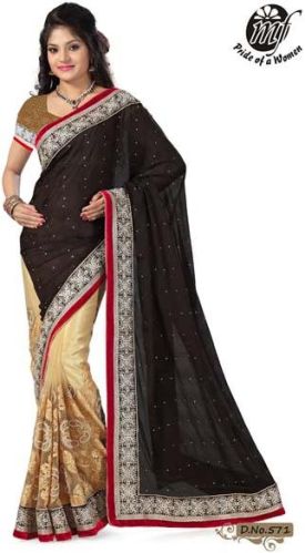 Chiffon Jacquard Sarees
