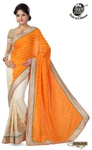 Crepe Jacquard Sarees