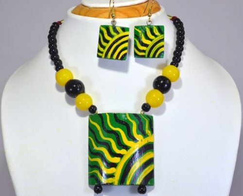 Ethnic Bamboo Fashion Necklace Set