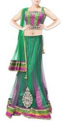 Designer lehenga choli, Design : Embroidery