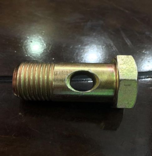 Brass Polished Banjo Bolts, For Fittings, Color : Golden